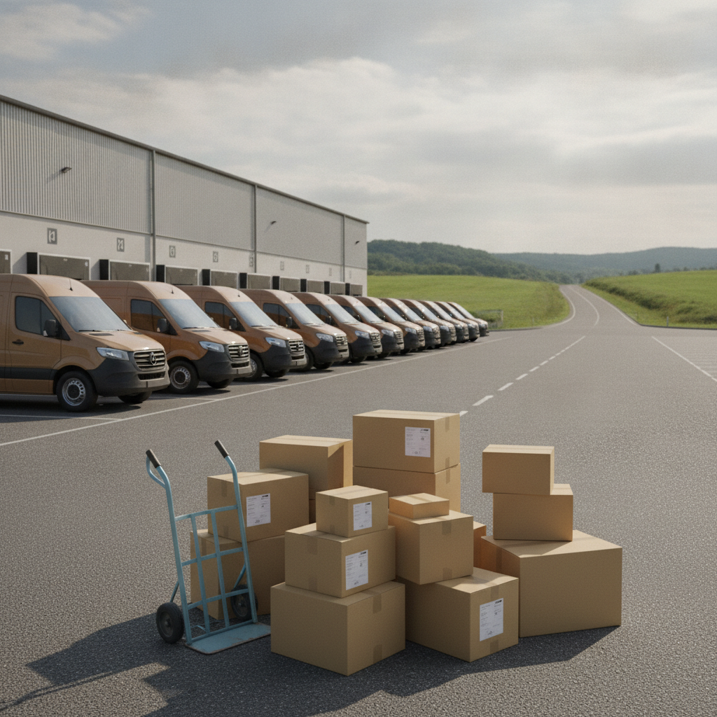 Parcel Delivery Service -  no people or no text